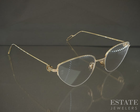 Cartier Premiere de Cartier Gold Cat Eye Ladies Eyeglasses p30027