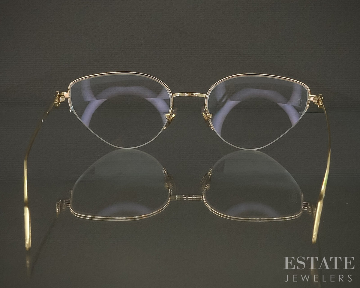 Cartier Premiere de Cartier Gold Cat Eye Ladies Eyeglasses p30027