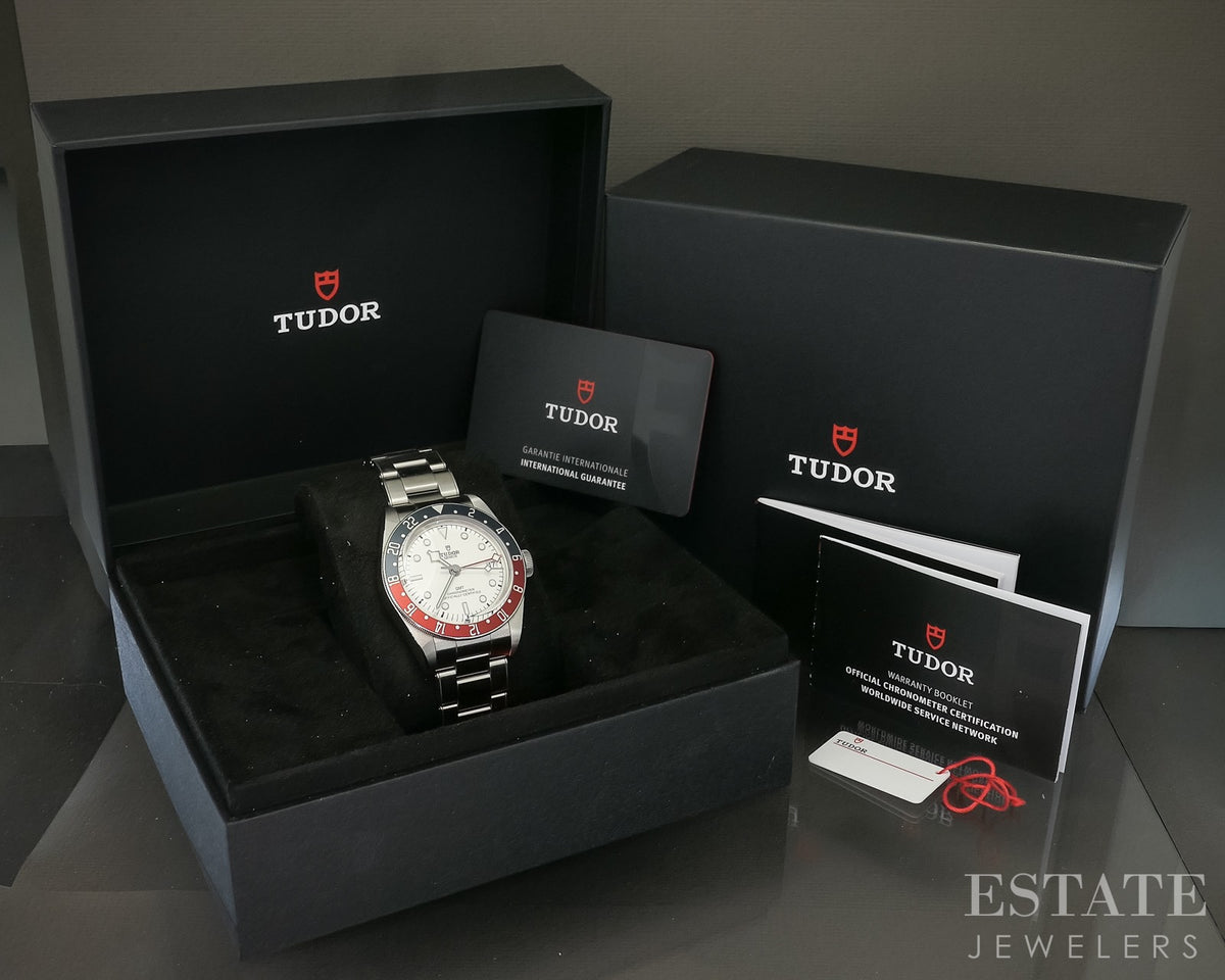 2025 Tudor Black Bay GMT 79830RB White Opaline Pepsi Automatic Mens Watch p30698