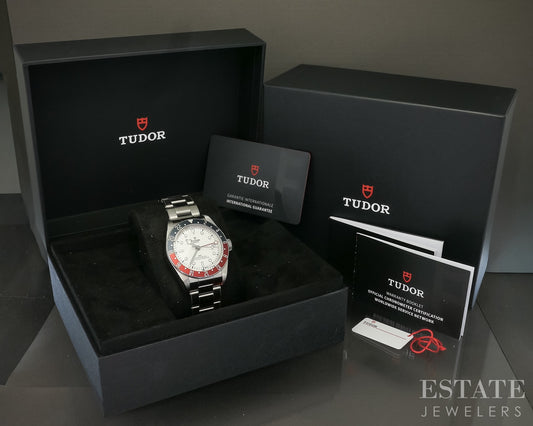 2025 Tudor Black Bay GMT 79830RB White Opaline Pepsi Automatic Mens Watch p30698