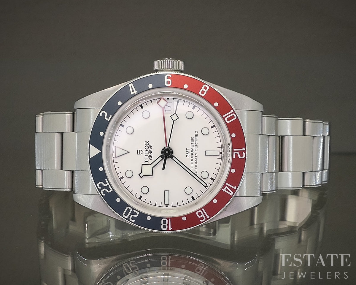 2025 Tudor Black Bay GMT 79830RB White Opaline Pepsi Automatic Mens Watch p30698