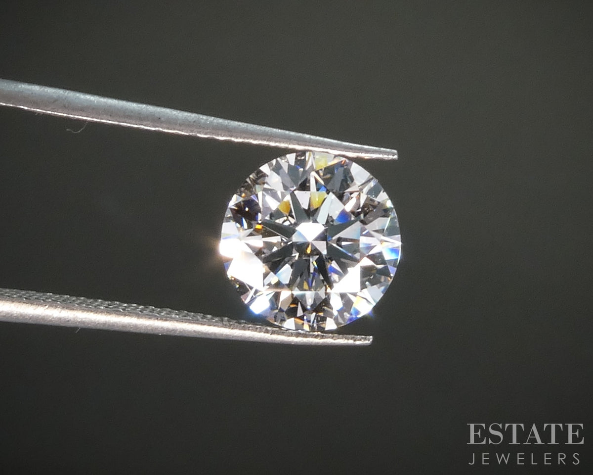 Loose 2.10ct Round Cut IGI Certified Lab Created Diamond VS2/E p30423