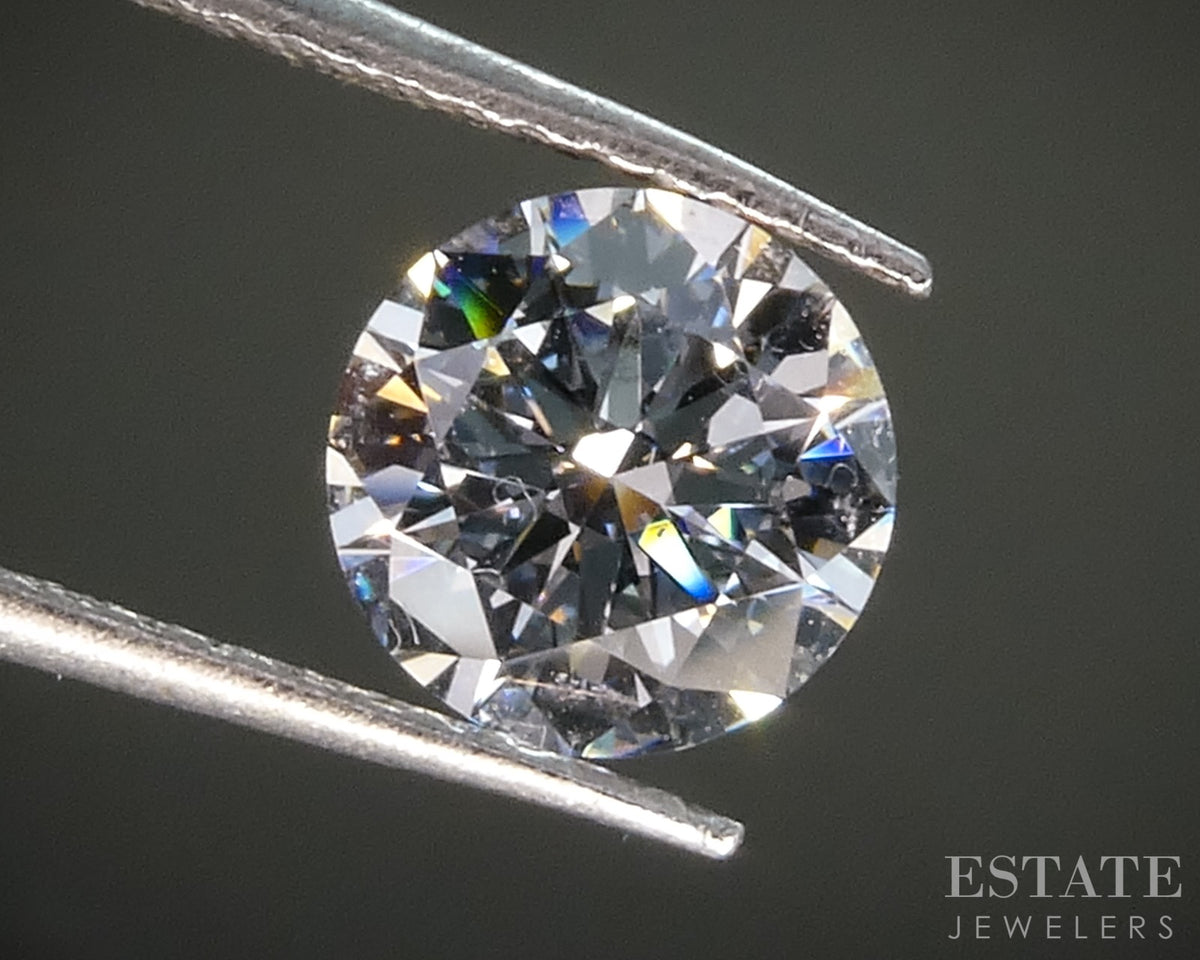 Loose 1.00ct Round Cut IGI Certified Lab Created Diamond VVS2/G p30434