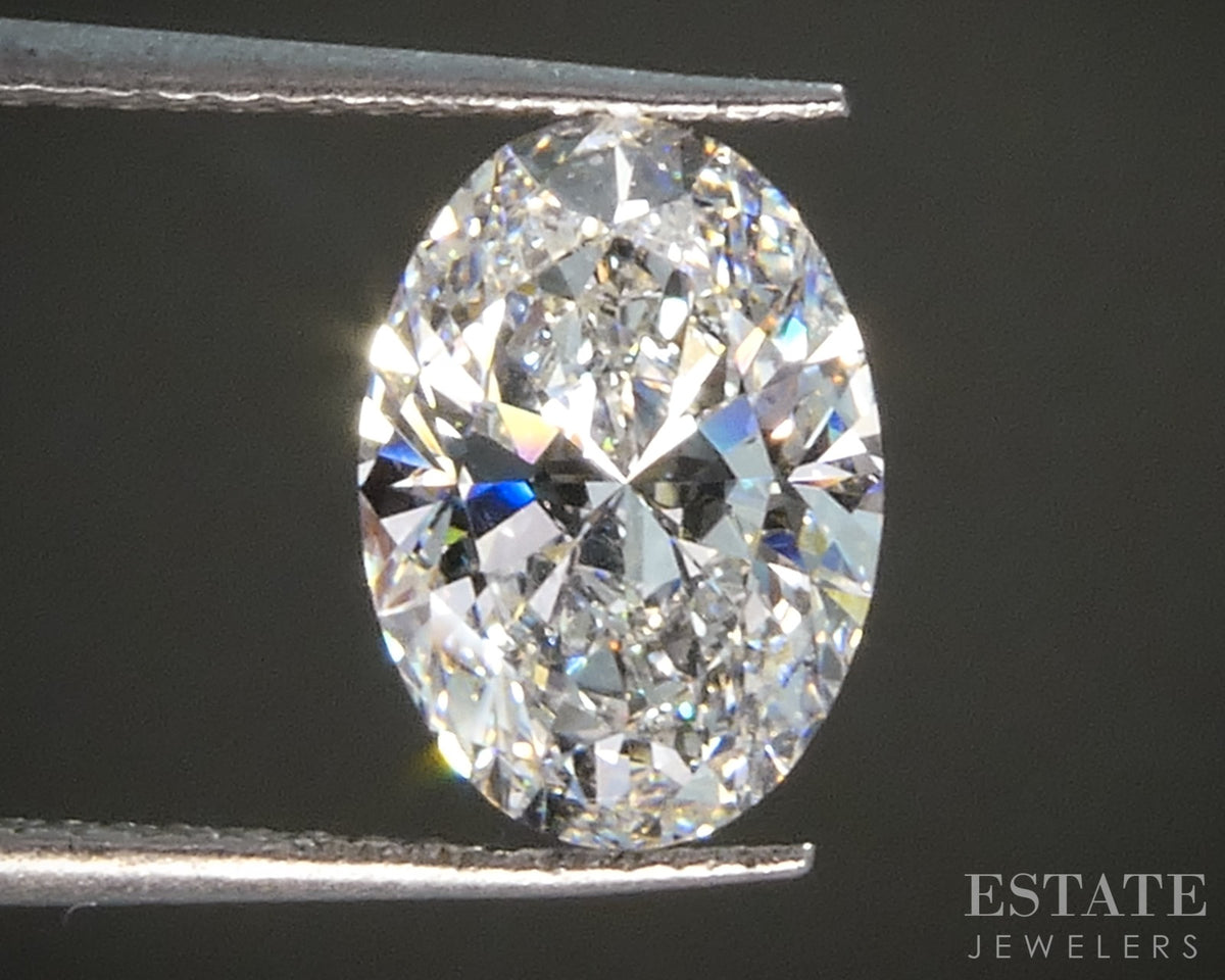 Loose 1.86ct Oval Cut IGI Certified Lab Created Diamond VS2/G p30432