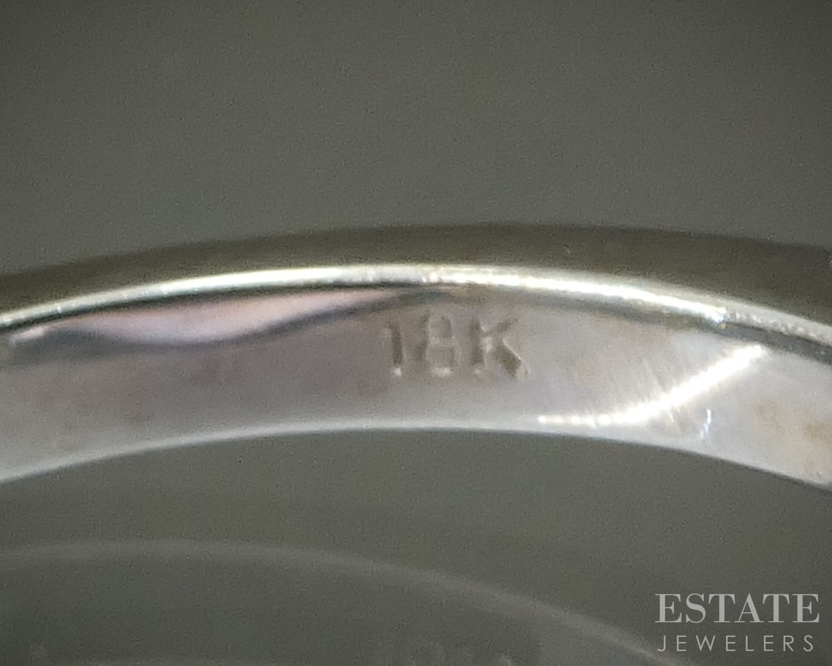 18k White Gold IGI Cushion Lab Created 2.25ctw Diamond Engagement Ring p28151b