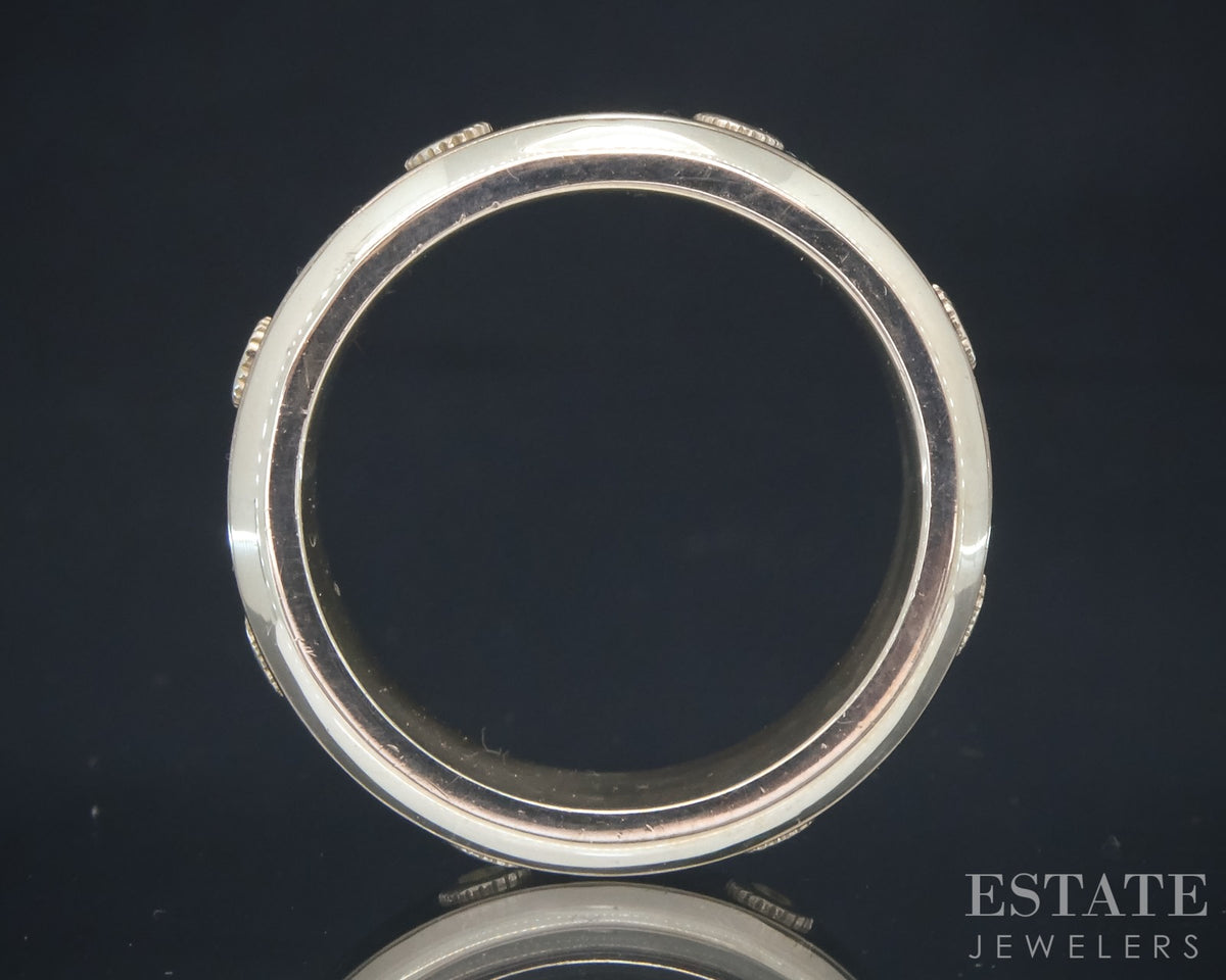 Sterling Titanium Tiffany & Co. Paloma Picasso Turbo Band Ring 10.7g p30617