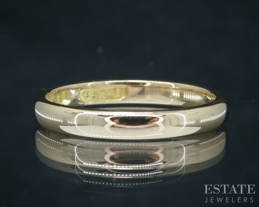 Antique 18k Yellow Gold 3mm Ladies Wedding Band 4g p30903