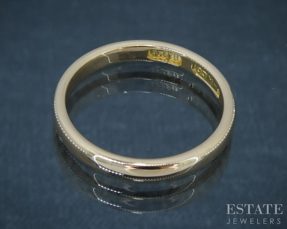Antique 18k Yellow Gold 3mm Ladies Wedding Band 4g p30903