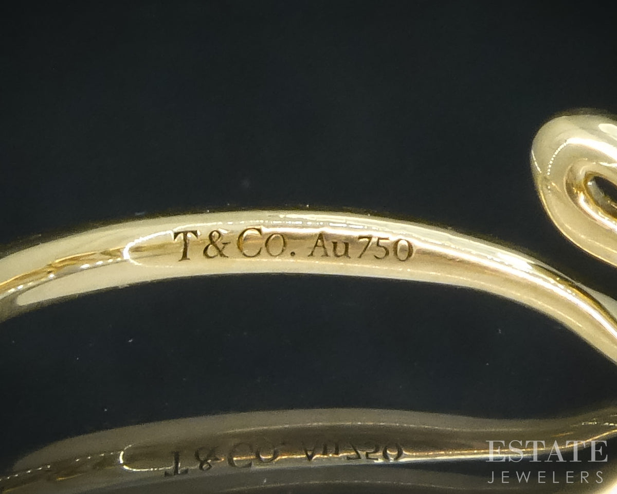 18k Yellow Gold Tiffany & Co. Paloma Picasso Love Graffiti Ring 2.6g p30859