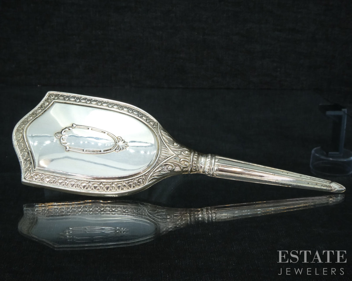 Antique Silver WEB Sterling Baby Hair Brush 38.8g p30544